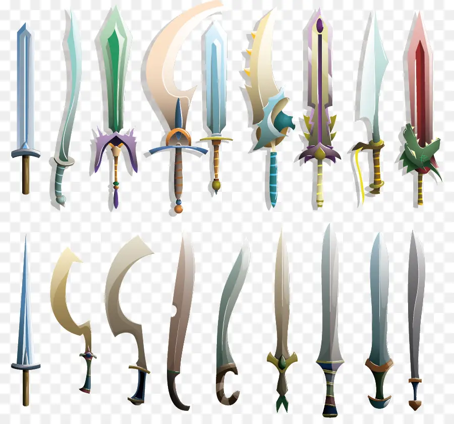 Espadas De Fantasía，Cuchillas PNG