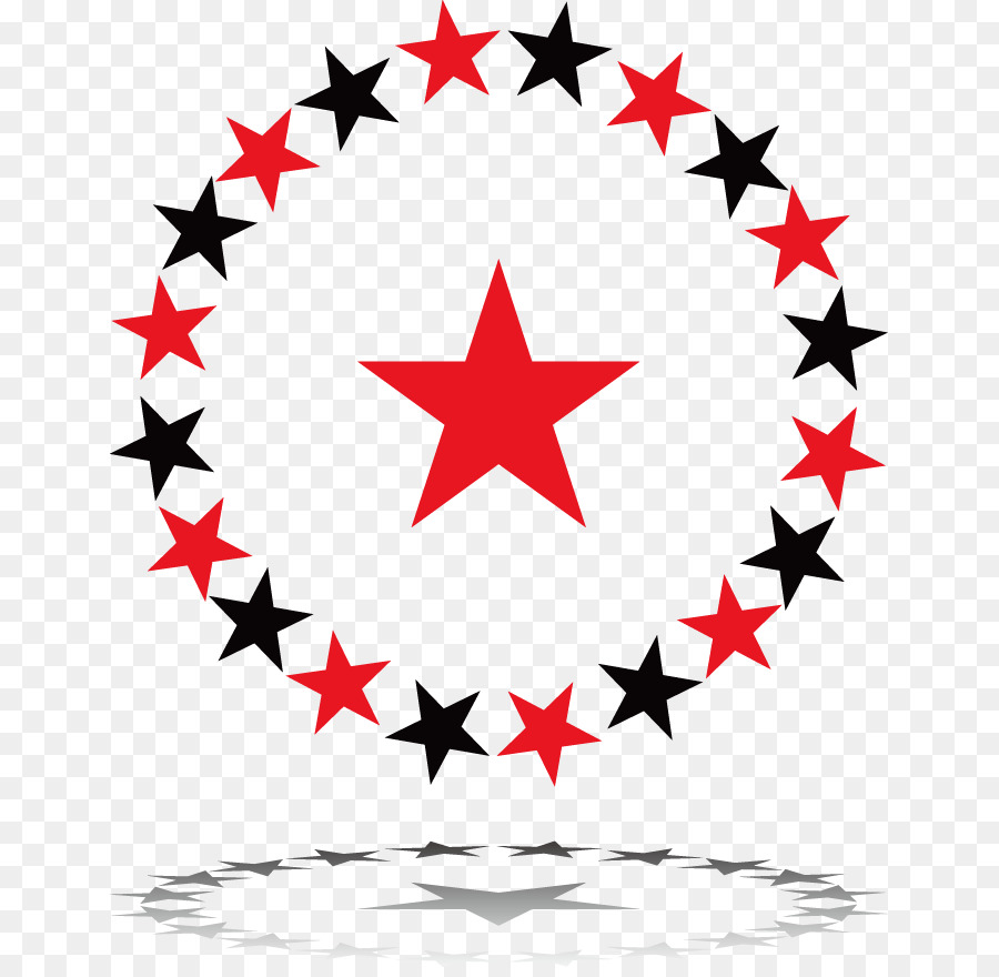 Estrella Roja，Círculo PNG