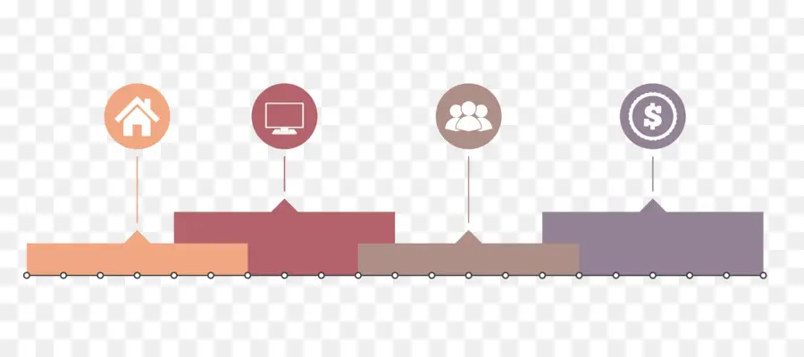 Infografía De Línea De Tiempo，Línea De Tiempo PNG