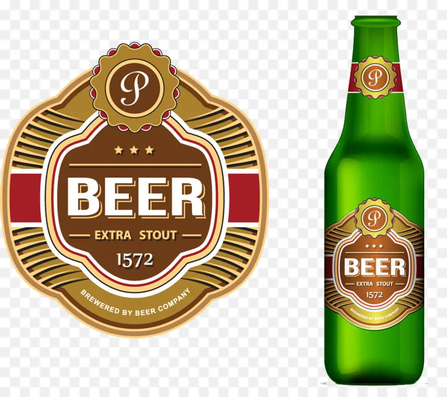 La Cerveza，Etiqueta PNG
