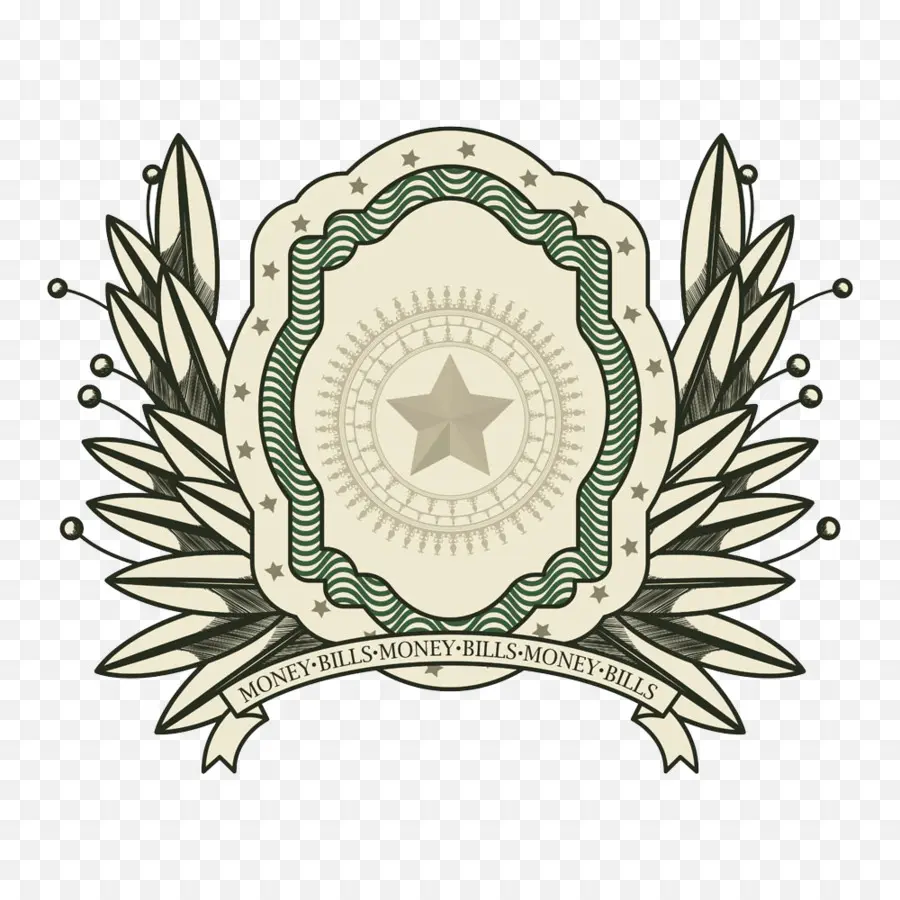 Emblema Con Estrella，Insignia PNG