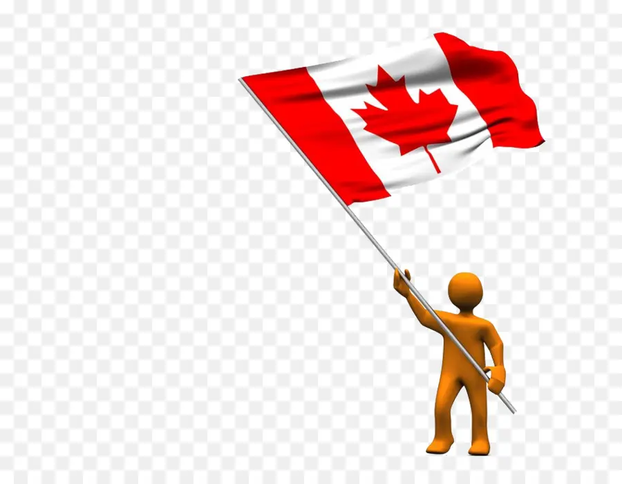 Bandera Canadiense，Rojo PNG