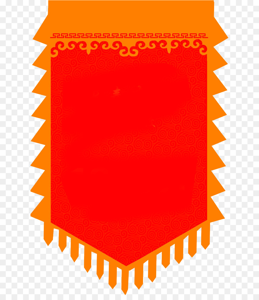 Bandera Roja Y Naranja，Bandera PNG