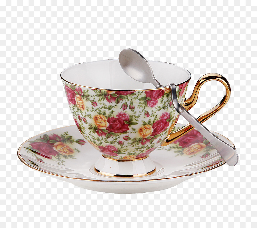 Taza De Té De Mármol，Platillo PNG