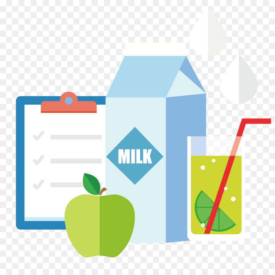 Leche Y Manzana，Saludable PNG