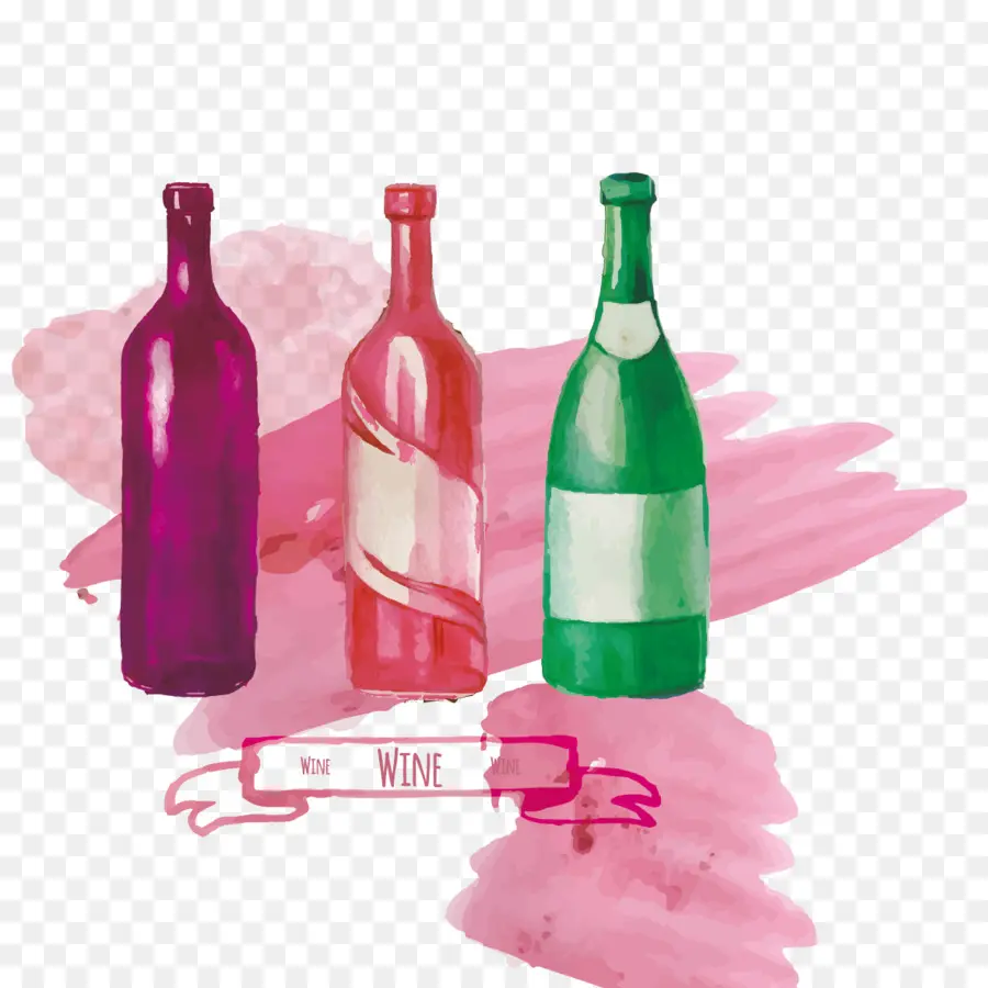 Botella，Dibujo PNG