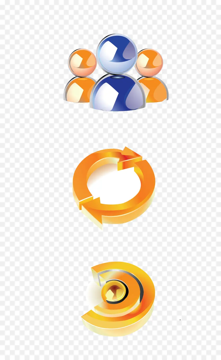 Iconos 3d，Flechas PNG