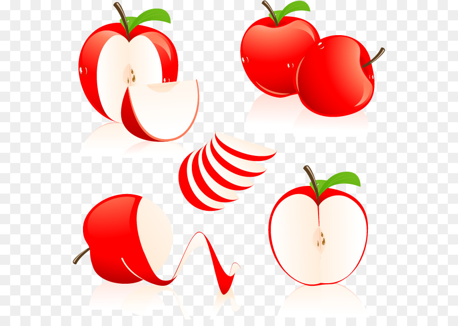 Manzanas Rojas，Rebanadas PNG