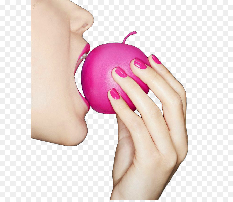 Manzana Rosa，Mano PNG