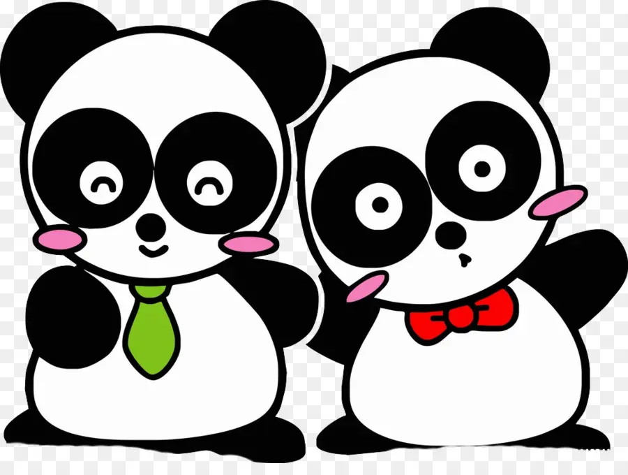 Pandas，Dibujos Animados PNG