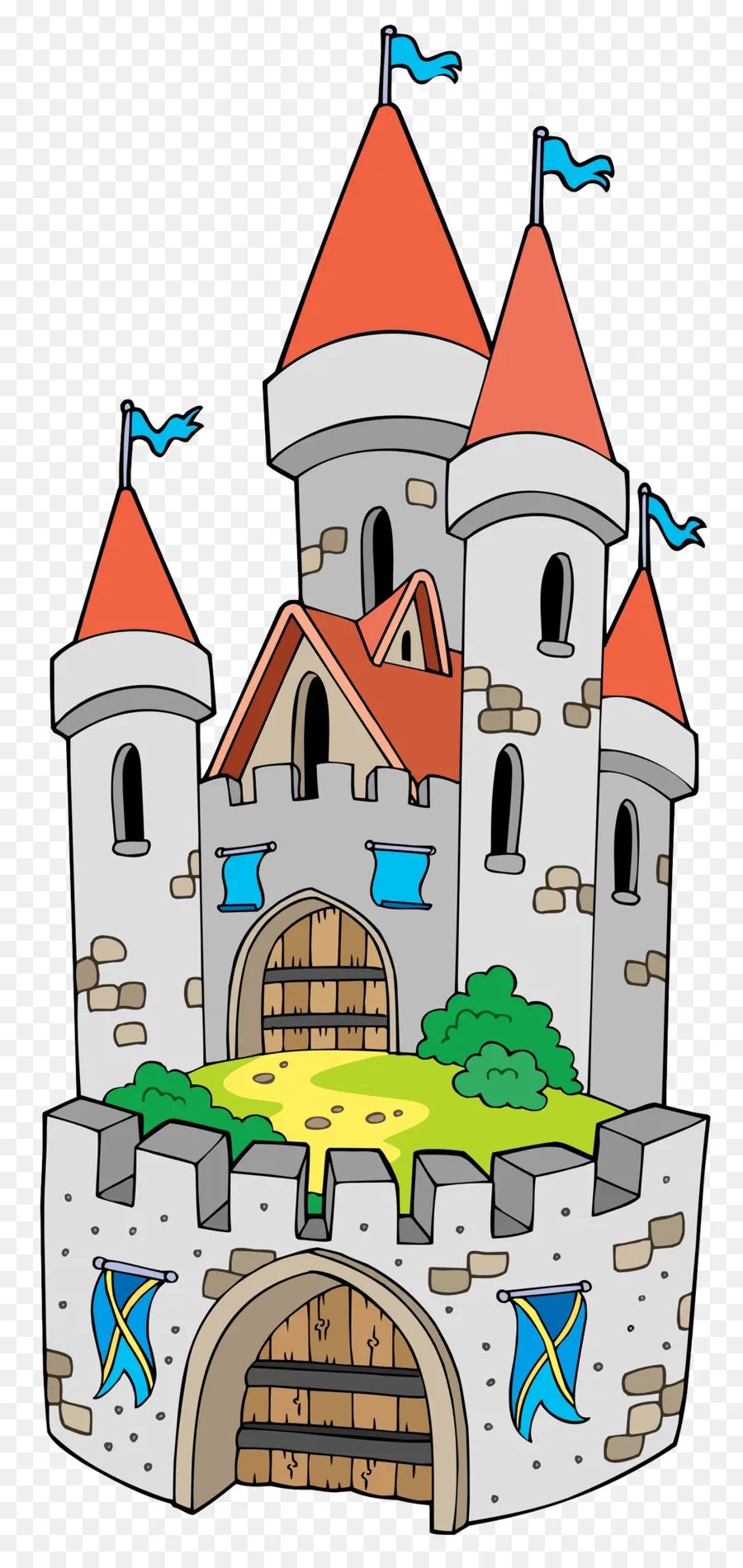 Castillo，De Dibujos Animados PNG