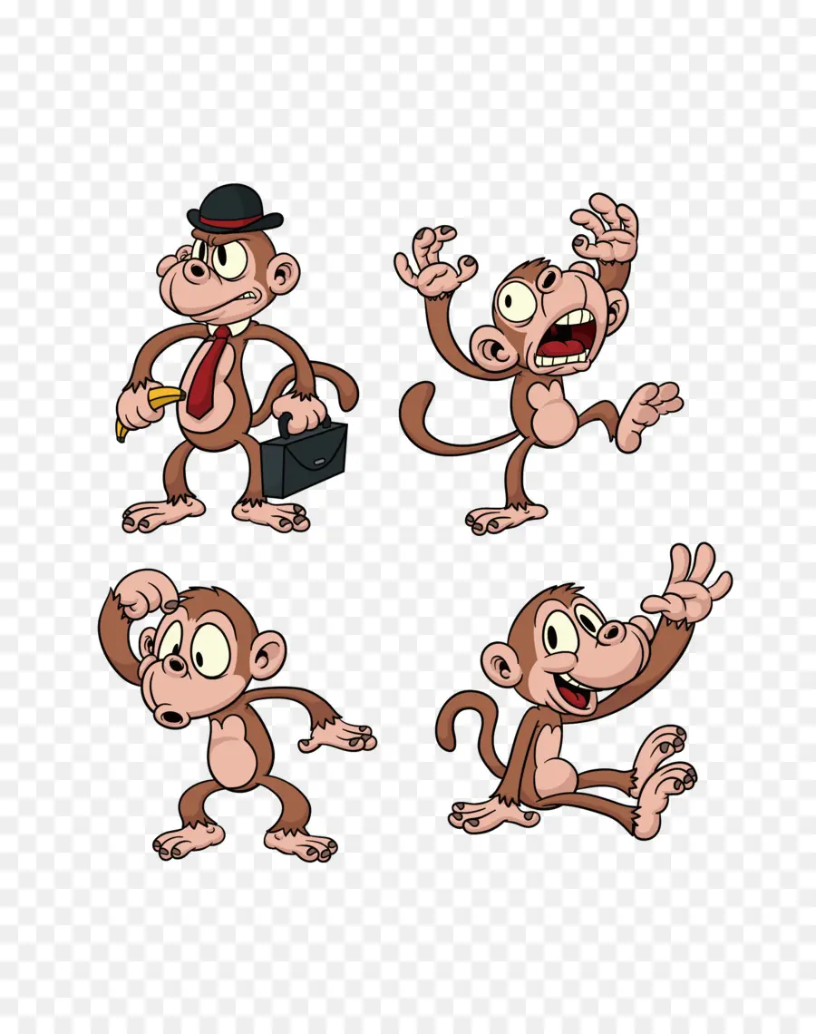 Monos，Expresiones PNG