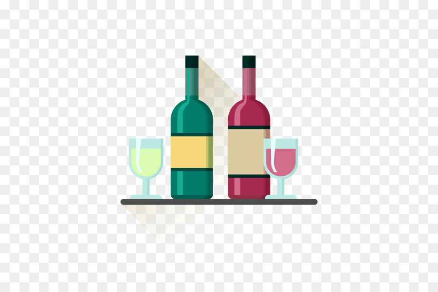 Botellas De Vino，Anteojos PNG