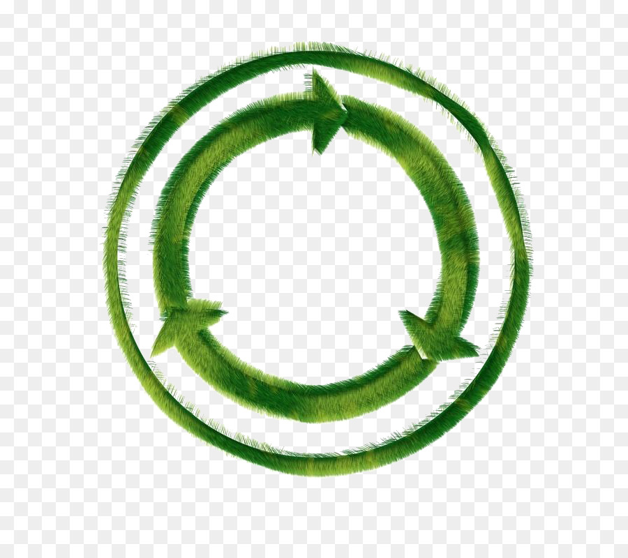 Flechas Circulares Verdes，Circular PNG