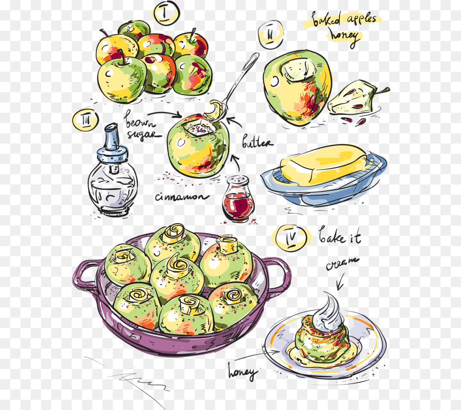 La Fruta，Pastel De Manzana PNG