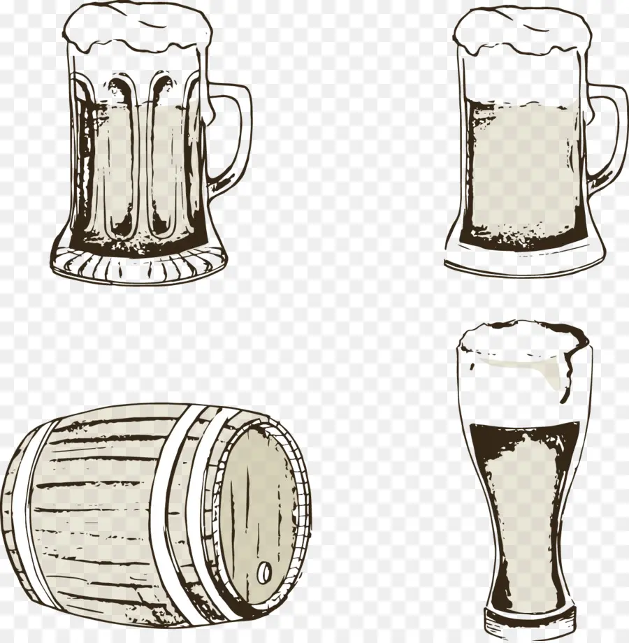 Cerveza，Taza PNG