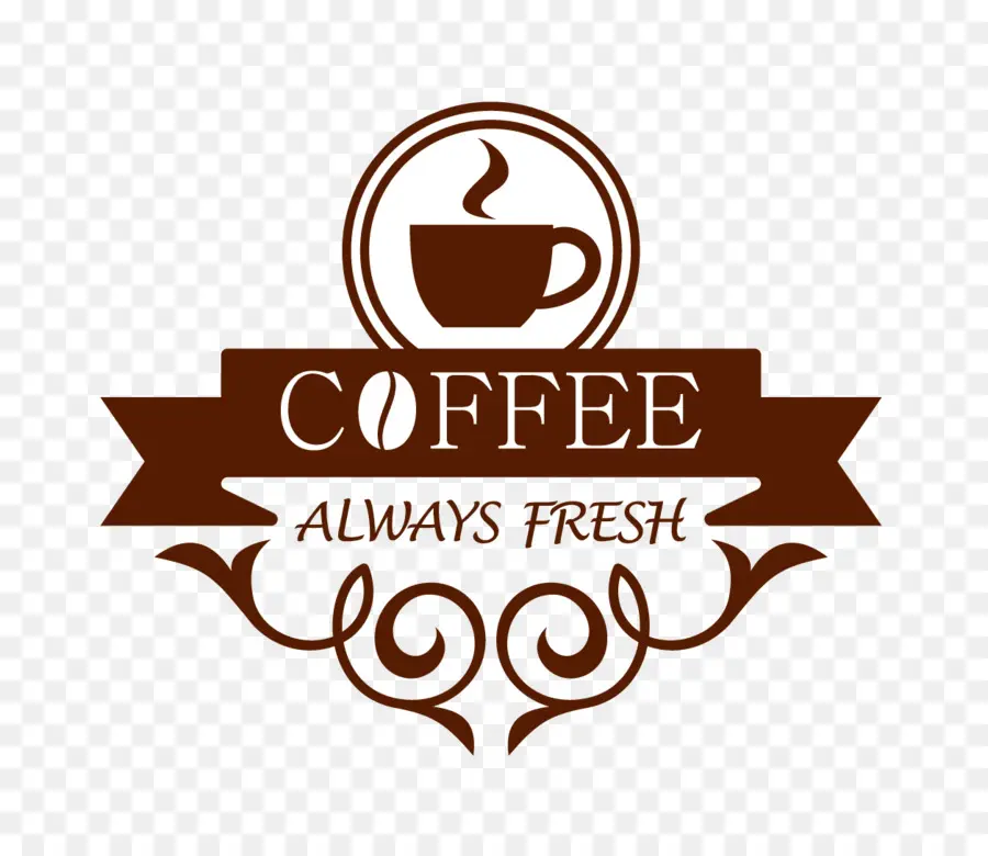 Logotipo De Café Siempre Fresco，Café PNG