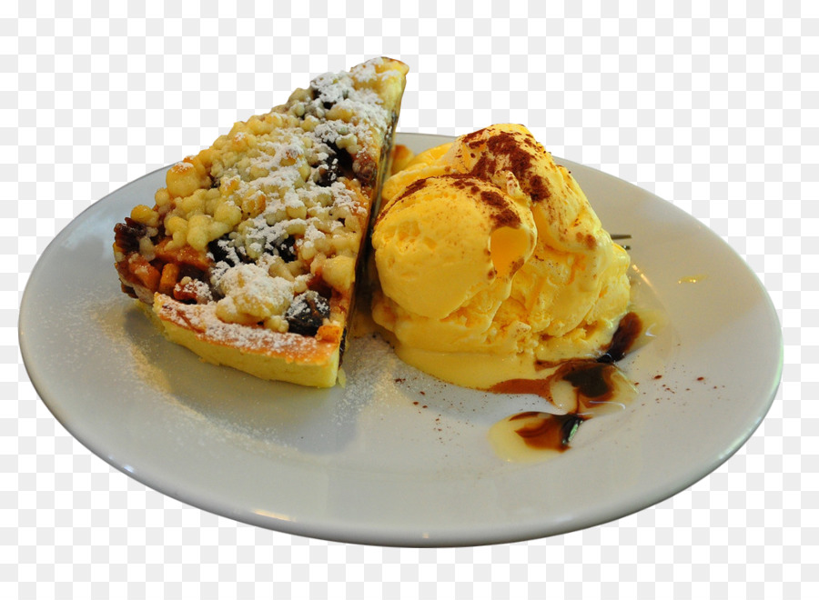 Tarta De Manzana，Helado PNG