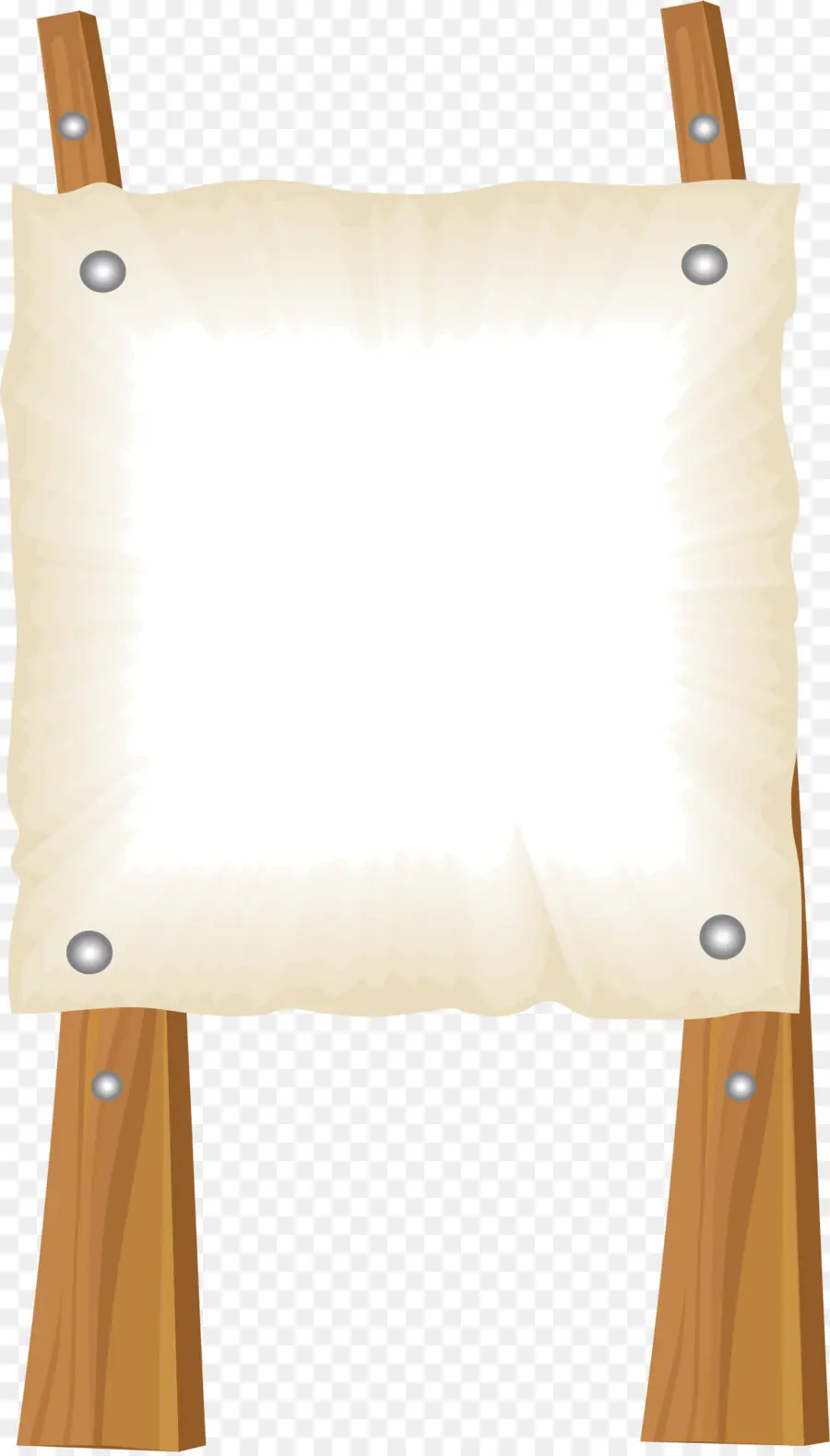 Letrero De Madera，Blanco PNG