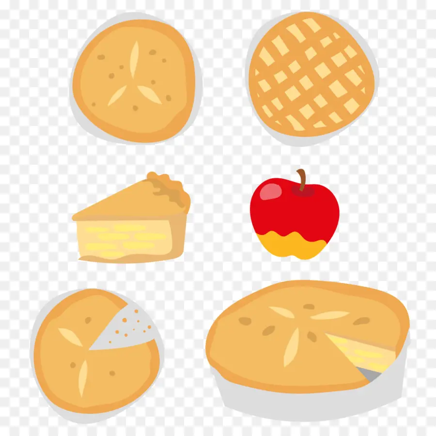 Tartas De Manzana，Rebanadas PNG