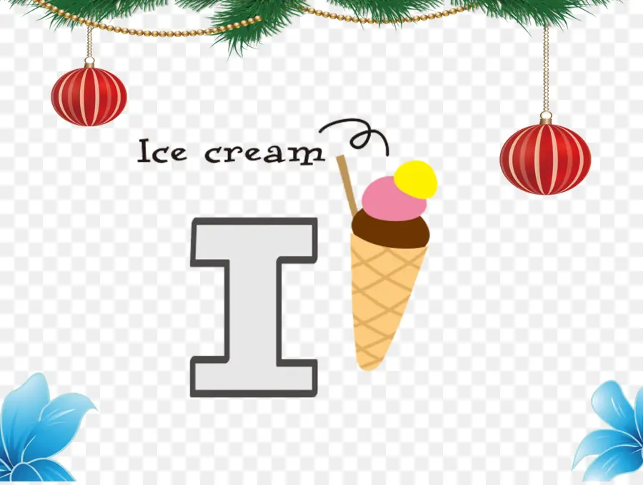 Helado，Letra Yo PNG