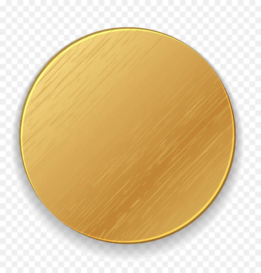 Círculo De Oro，Metálico PNG