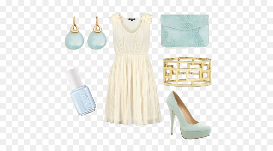 Vestido，Blanco PNG