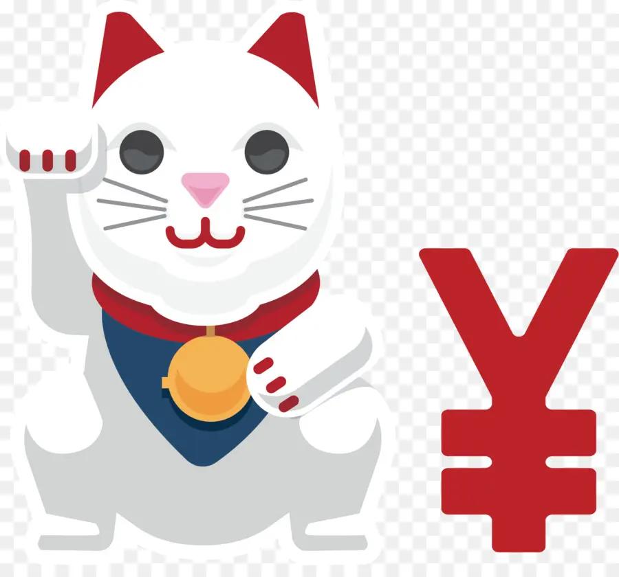 Gato Blanco De La Suerte，Maneki Neko PNG