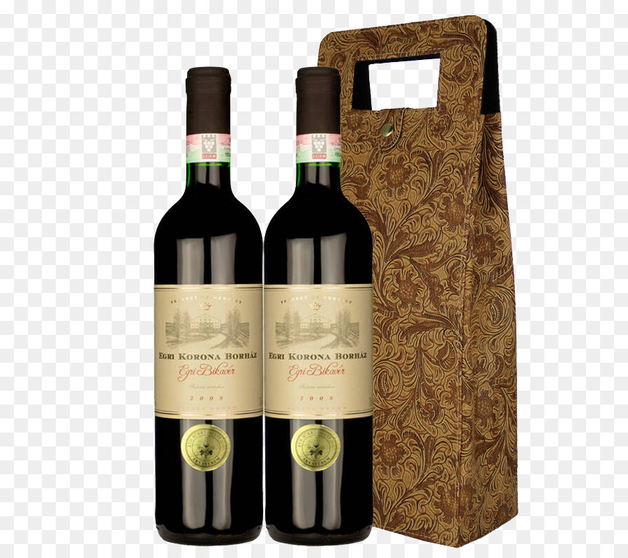 Botellas De Vino，Caja De Regalo PNG