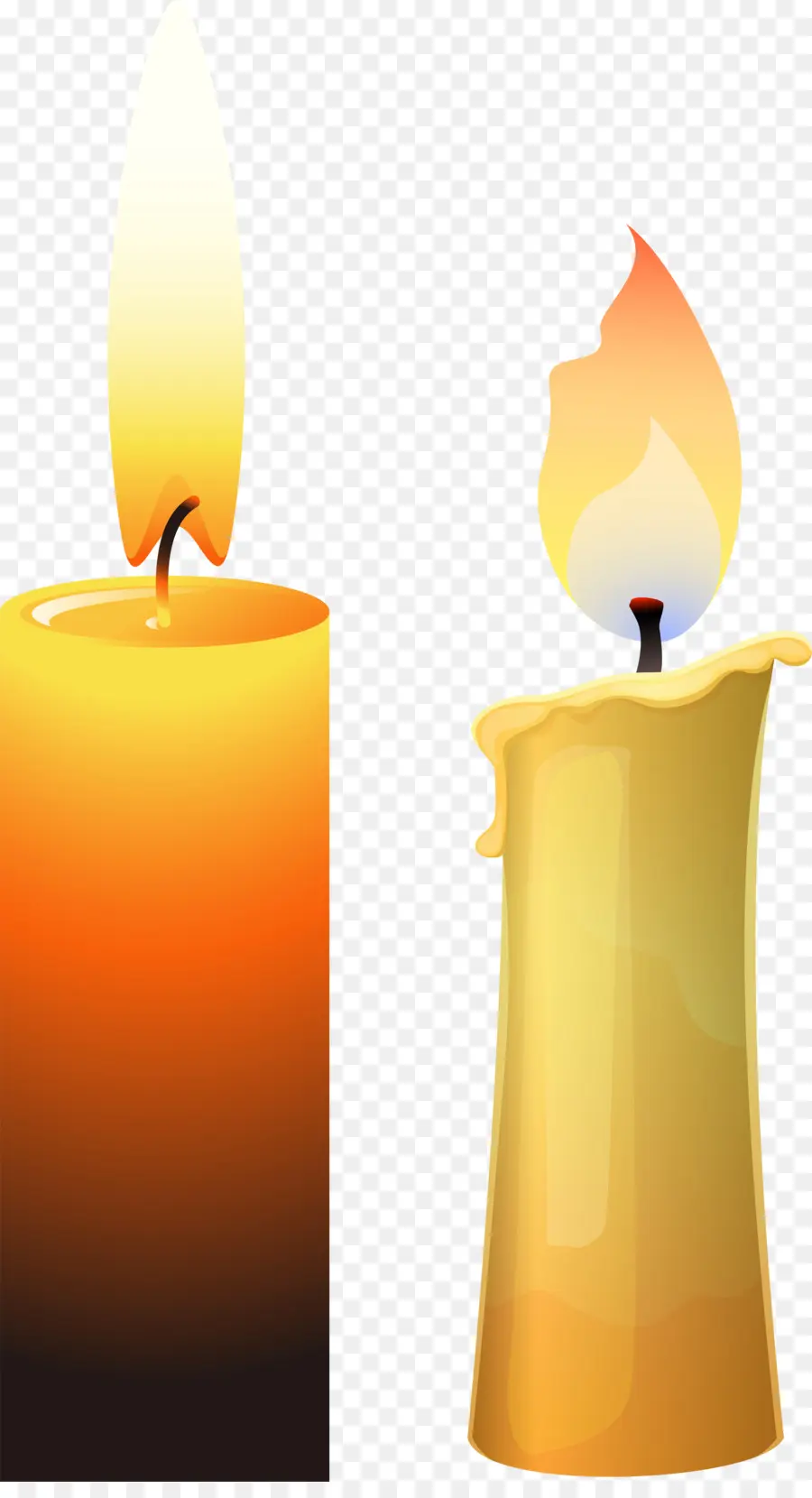 Velas Encendidas，Llama PNG