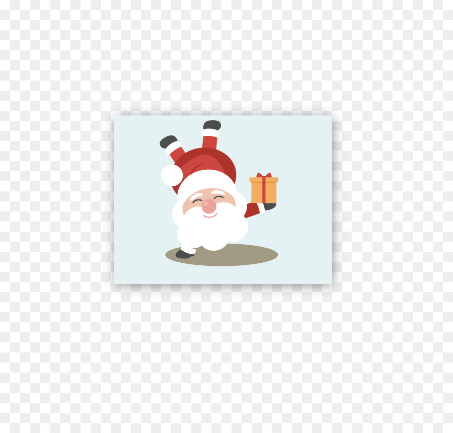 Papá Noel Con Regalo，Navidad PNG