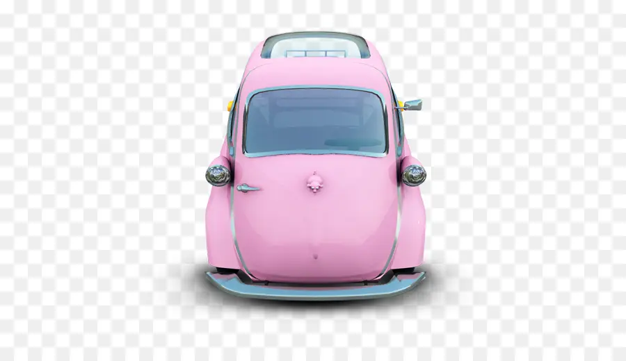 Coche Rosa，Lindo PNG