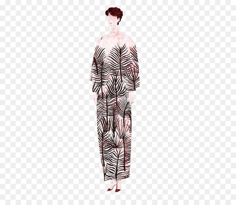 Traje Estampado，Moda PNG