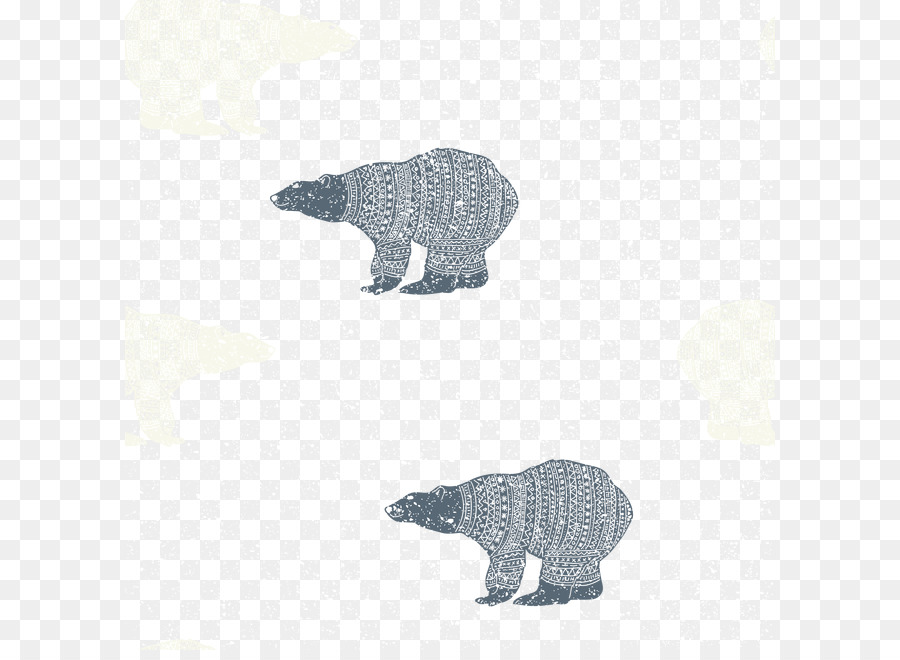 Oso Polar，Invierno PNG