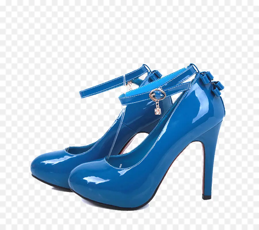 Azul，Highheeled Calzado PNG