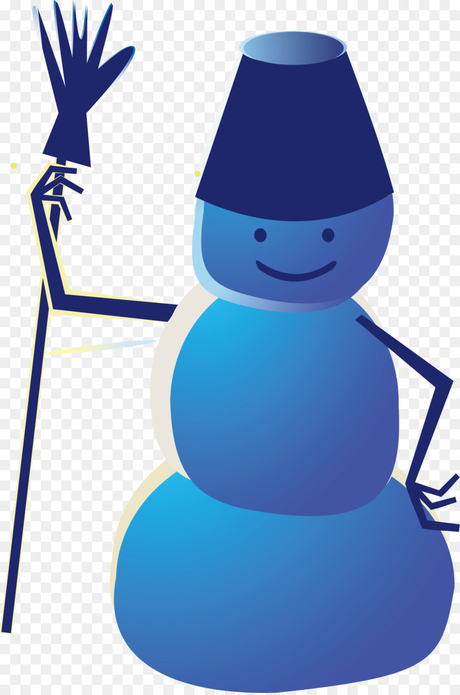 Muñeco De Nieve，Azul PNG