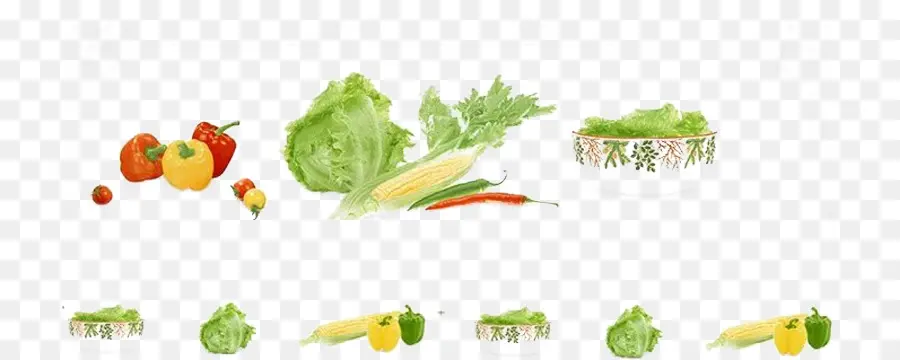 Verduras Surtidas，Lechuga PNG