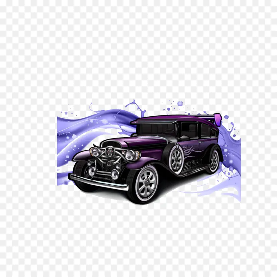 Coche Morado，Antiguo PNG