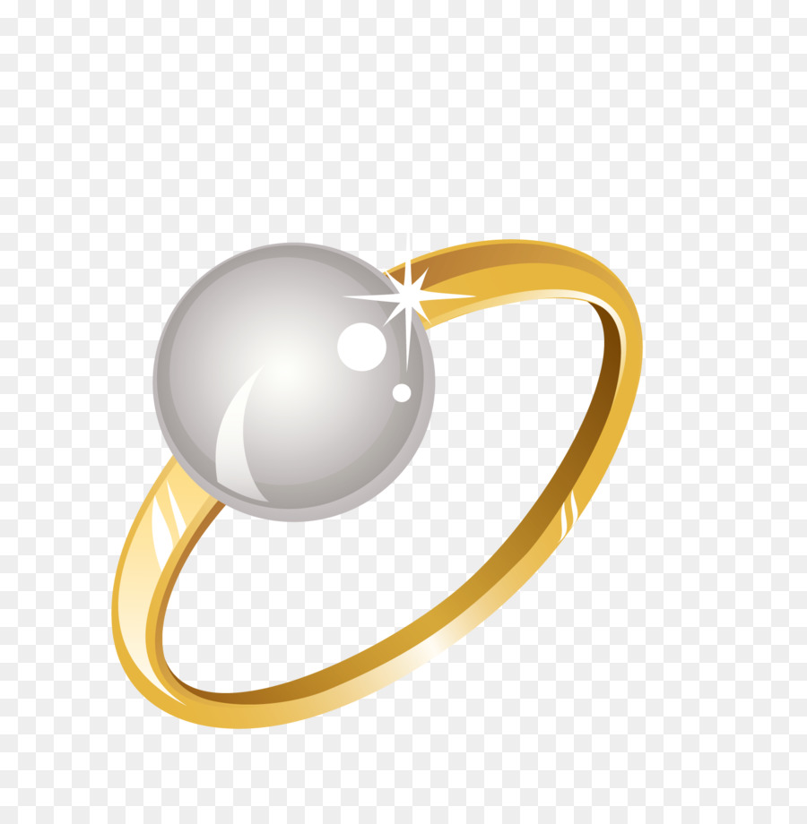 Anillo De Perlas，Oro PNG