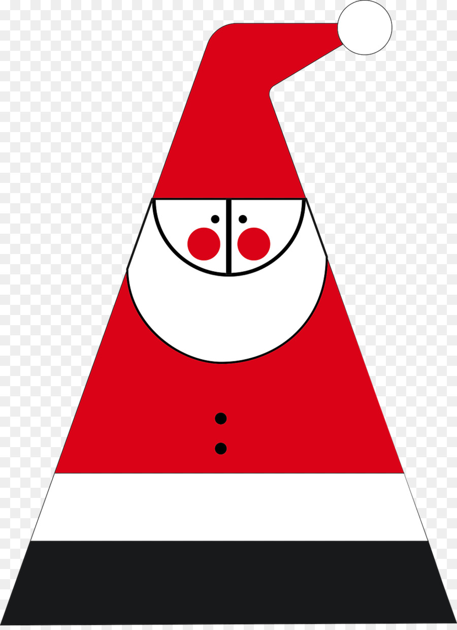 Papá Noel，Rojo PNG