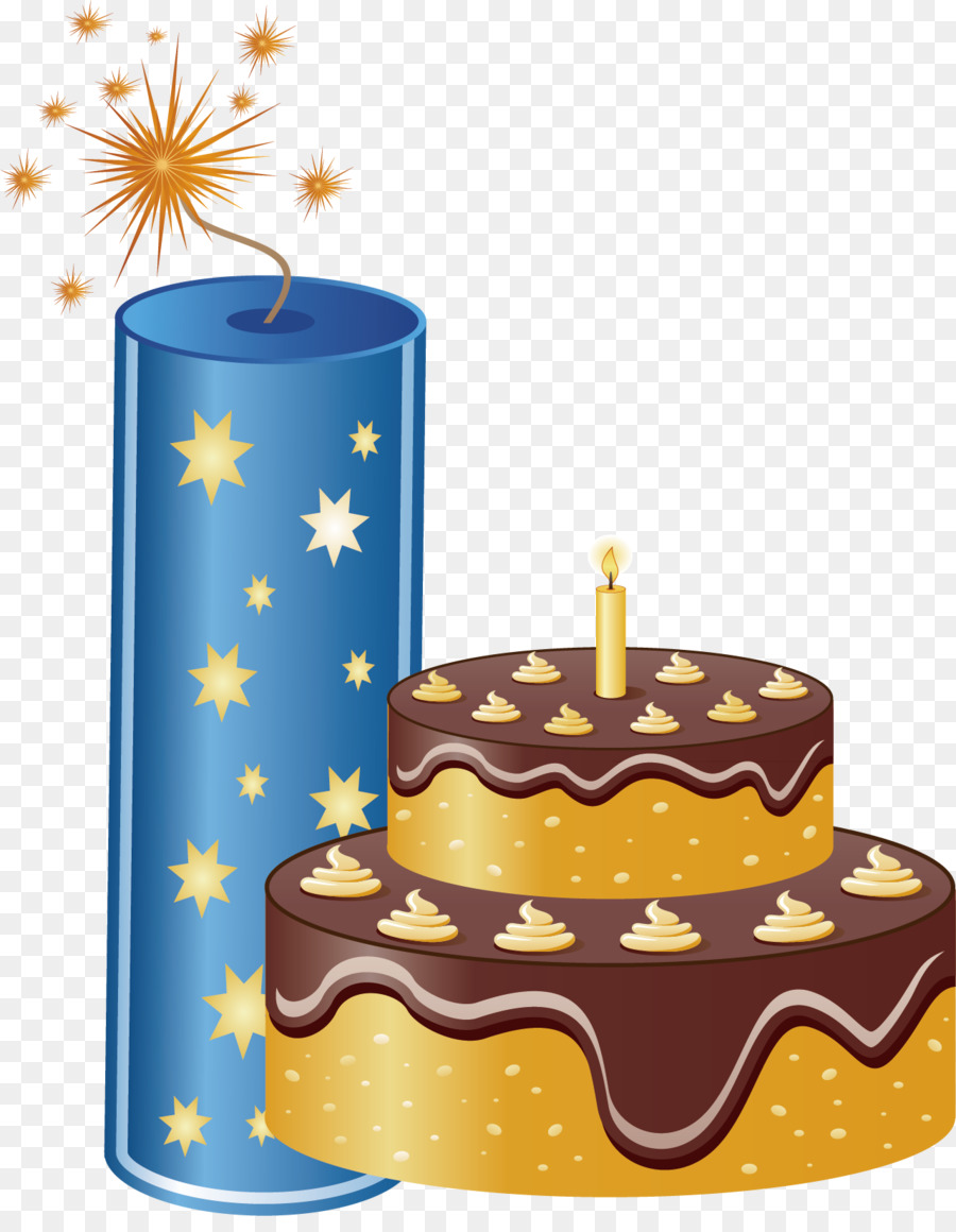 Pastel De Cumpleaños Y Vela，Cumpleaños PNG