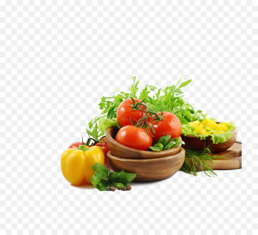 Tomates Y Pimientos，Ensalada PNG