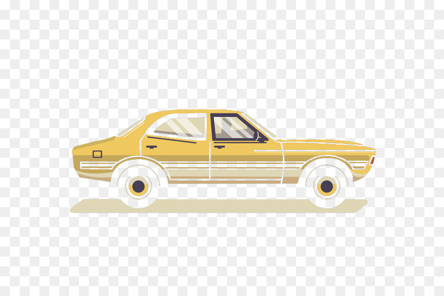 Coche，Amarillo PNG