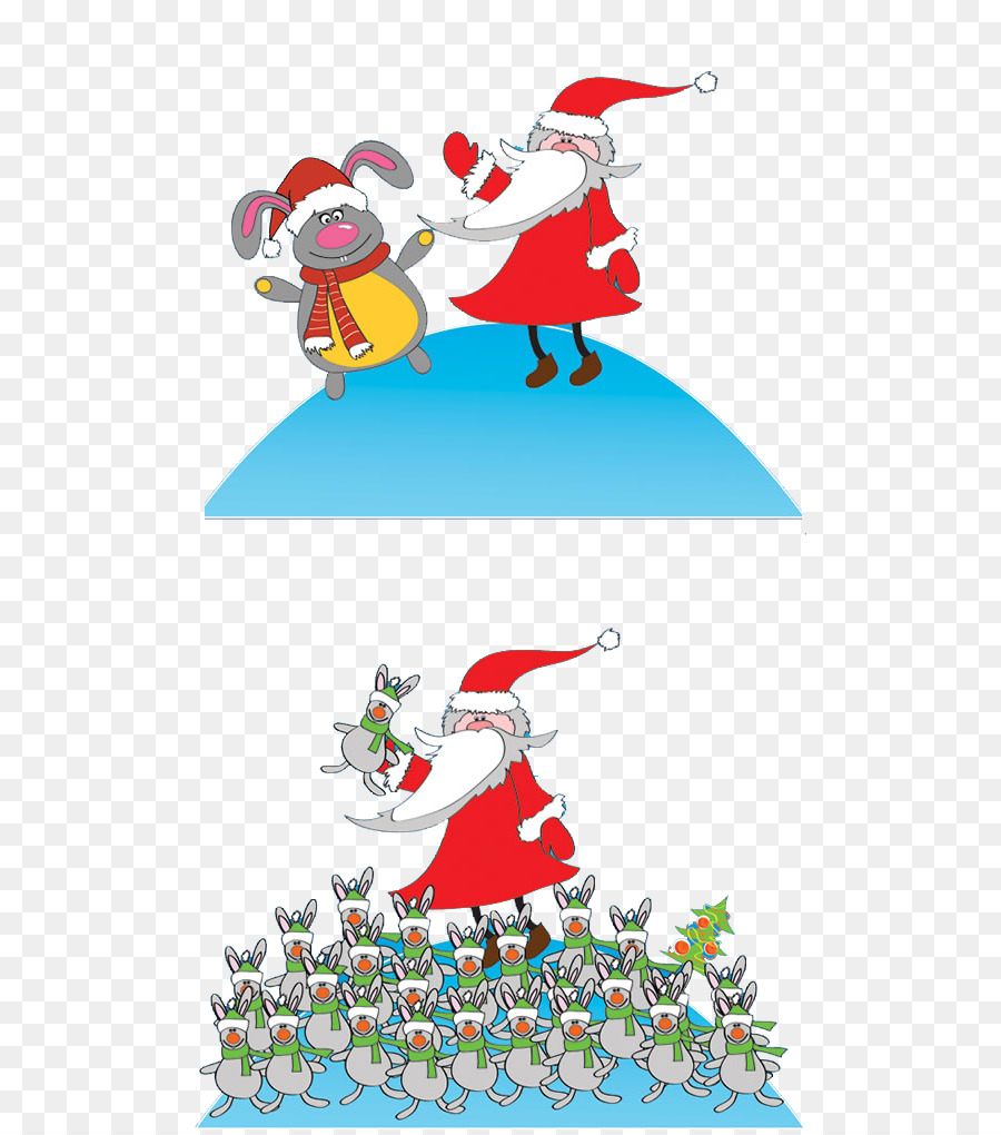 Santa Claus，árbol De Navidad PNG