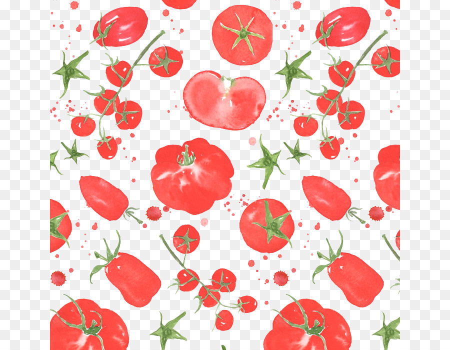 Patrón De Tomate，Rojo PNG