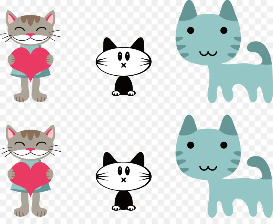 Gatos De Dibujos Animados，Dibujo PNG