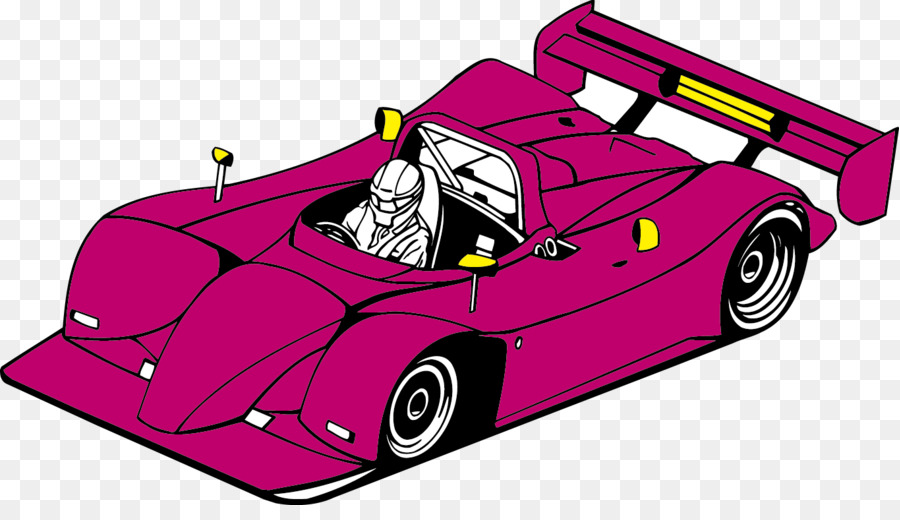 Coche De Carreras Rosa，Carreras PNG