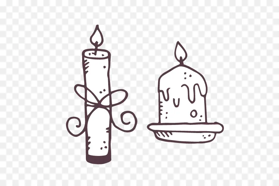 Velas Garabateadas，Bosquejo PNG