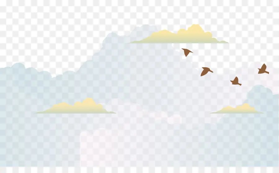 Pájaros En El Cielo，Vuelo PNG