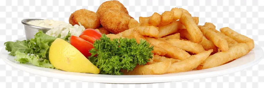 Papas A La Francesa，Pescado Y Patatas Fritas PNG